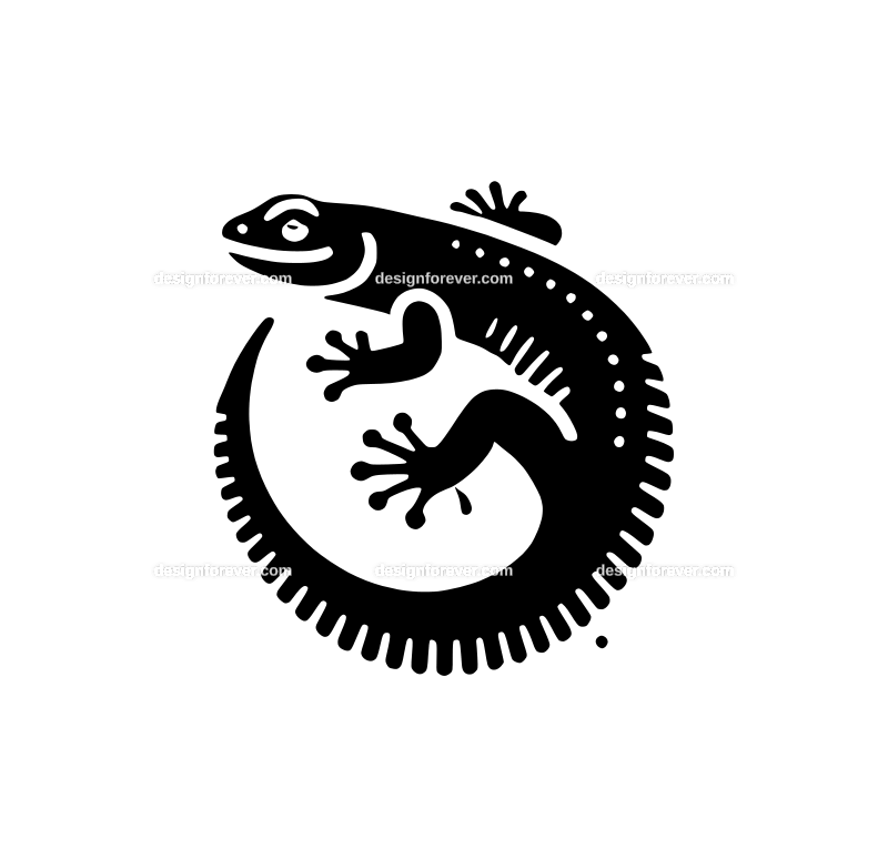 lizard graphic logo