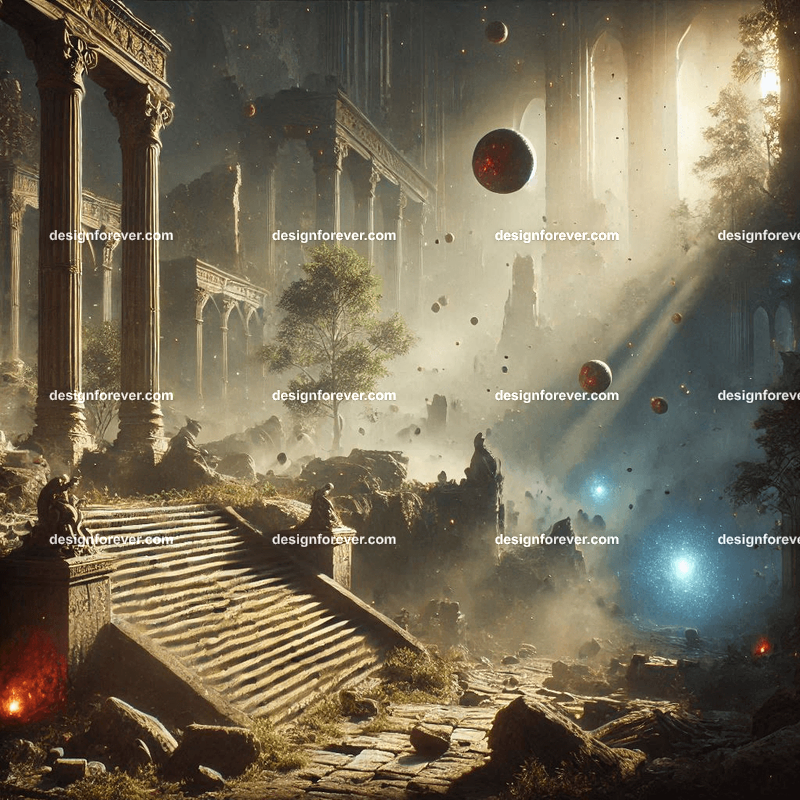 The siege of palace by orcs