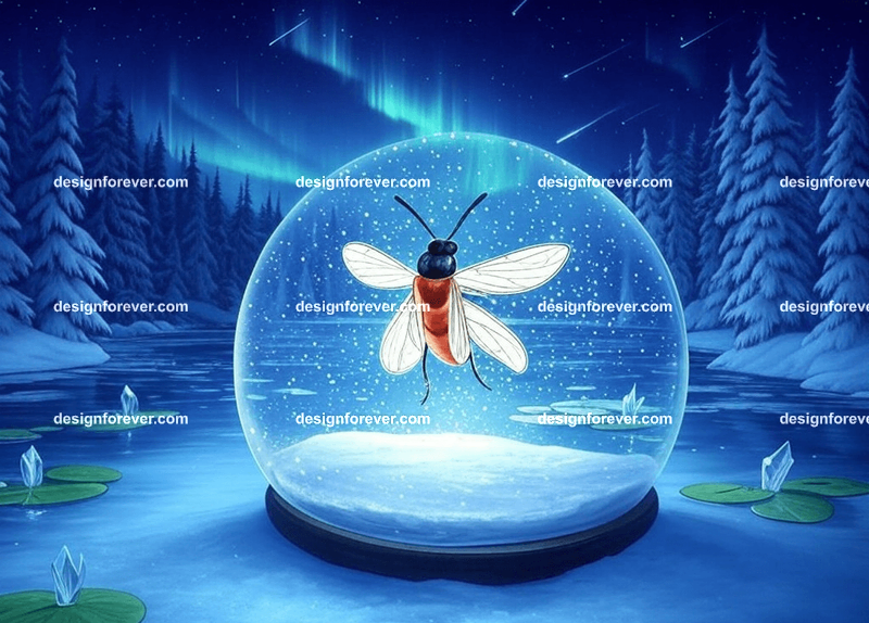 firefly in crystal ball orb