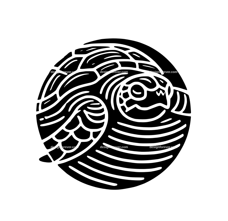 the sleeping turtle logo