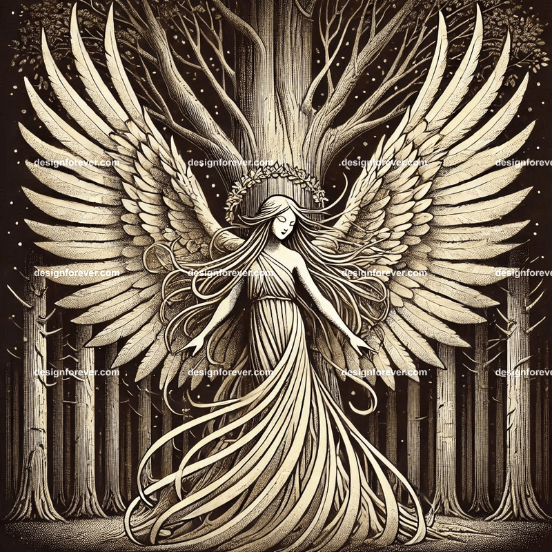 the angel of the forest