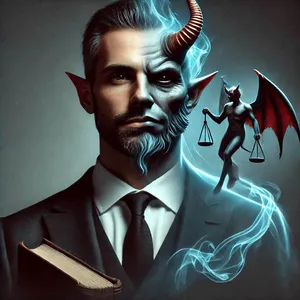 evil lawyer and demon advisor