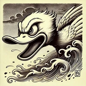 the angry duck