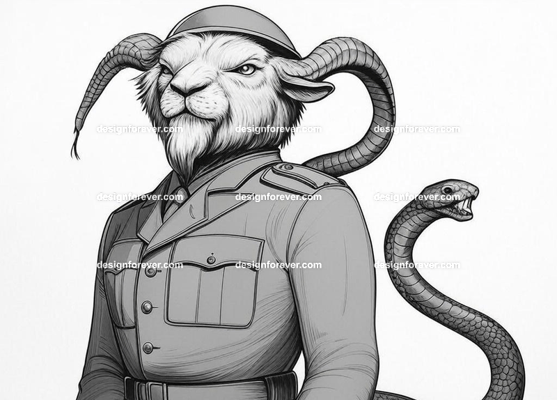 Chimera with lion