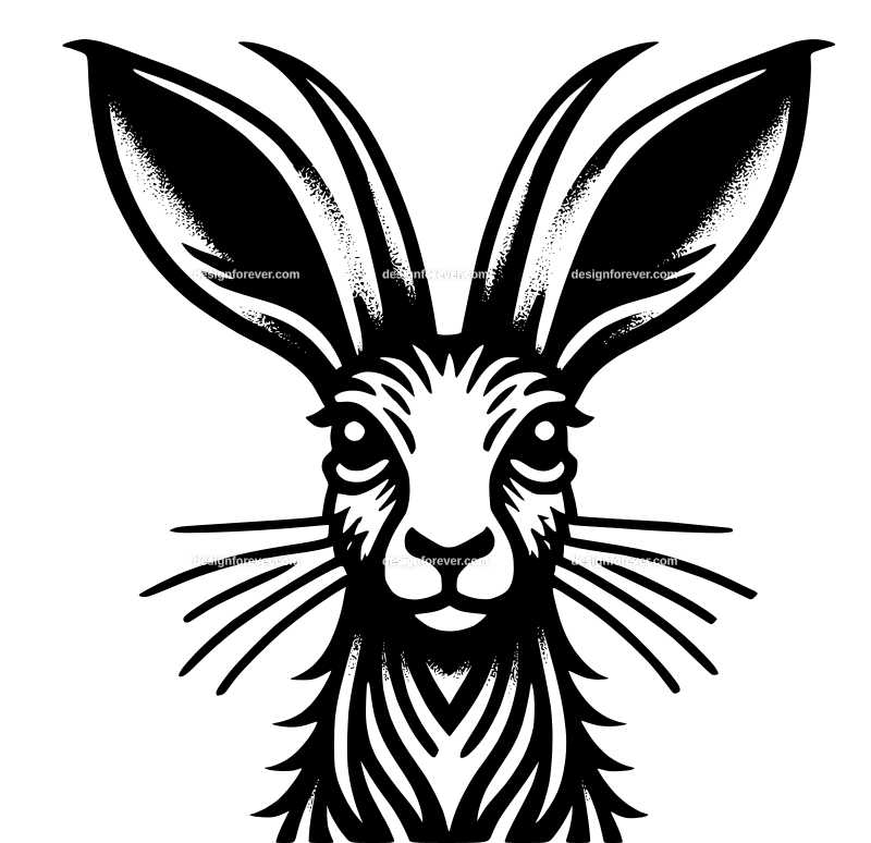 Jackalope graphic logo
