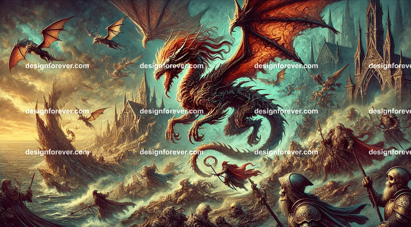 epic masterpiece of fantasy art