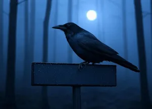 flying crow bar sign