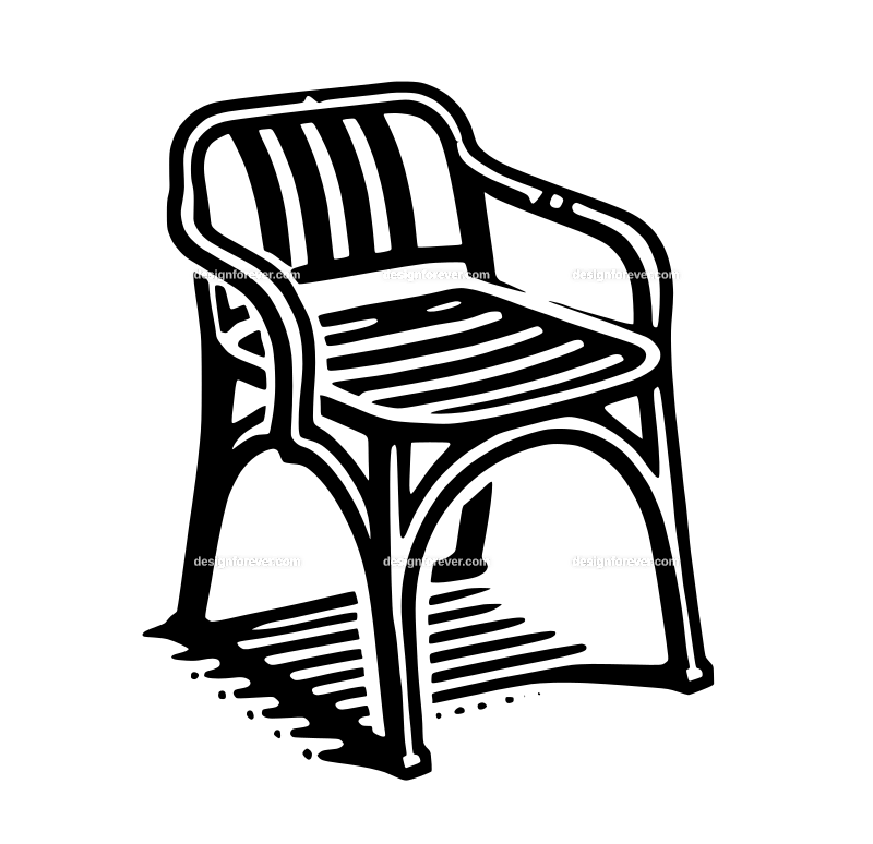 the iron chair graphic logo