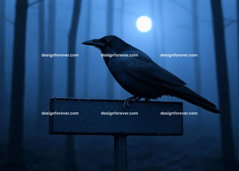 flying crow bar sign