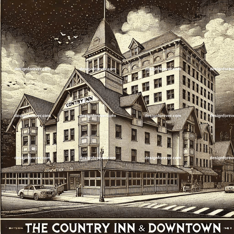 the country inn and downtown