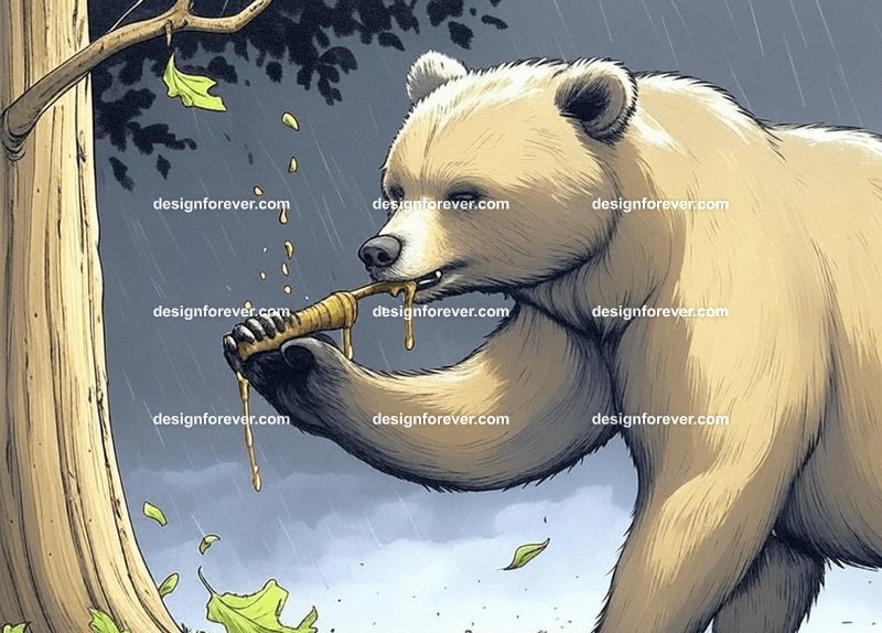 Animals as Storybook Adventurers – Characters styled like classic children's book illustrations