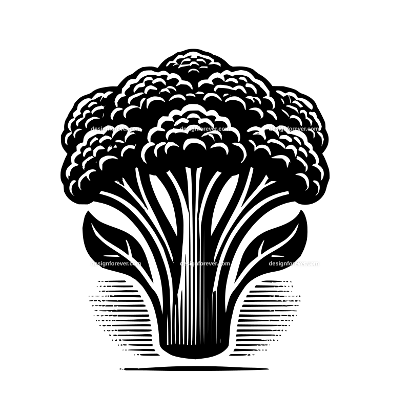 brocolli graphic logo