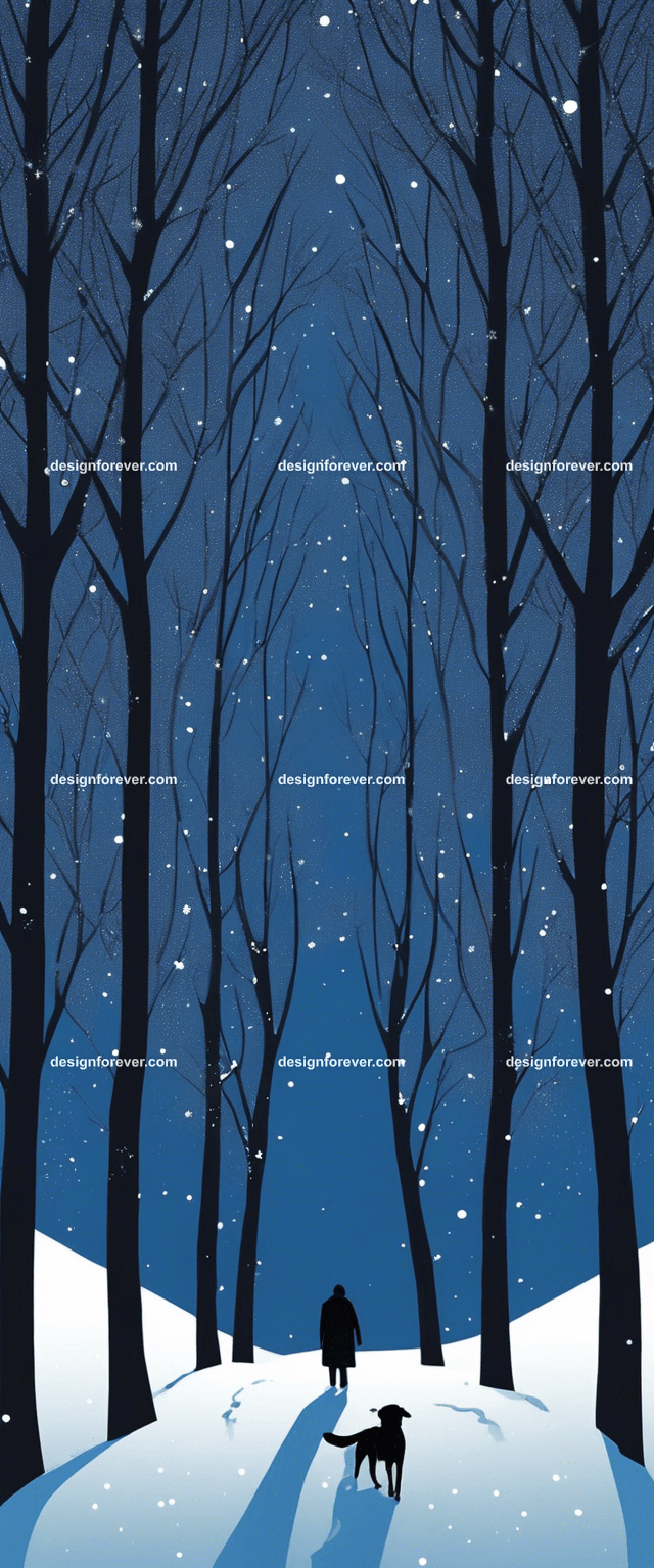 a couple walking dog evening