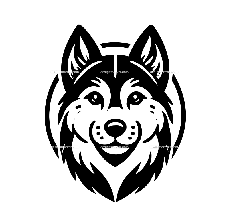 Norwegian Lundehund graphic logo