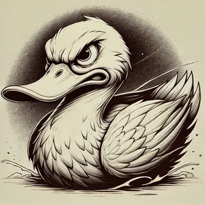 the angry duck