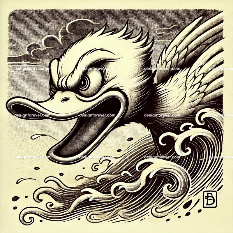 the angry duck