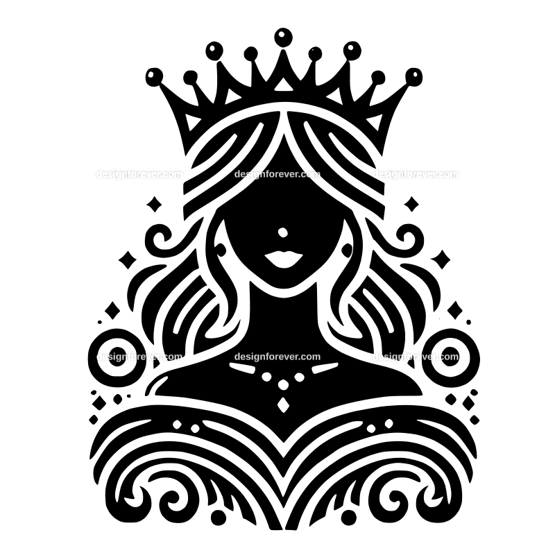 princess graphic logo