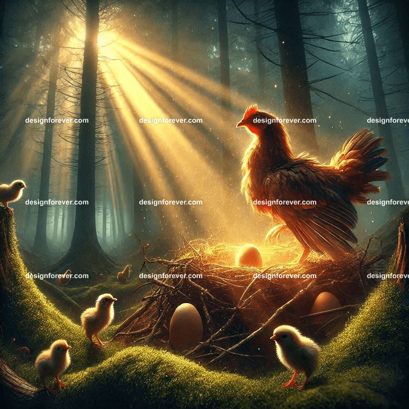 the birth of fowl in magical forest