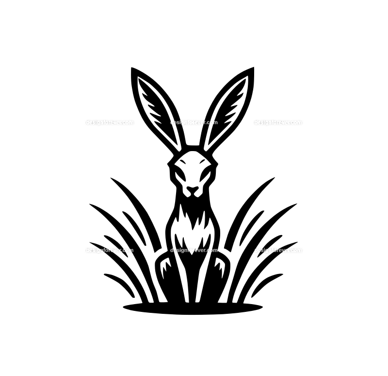 Jackalope graphic logo