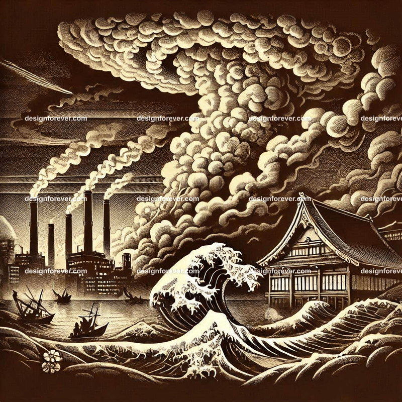 the smoke of disaster