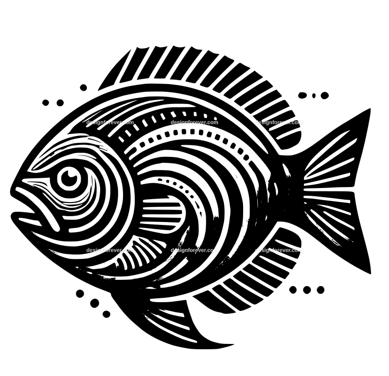the fish head logo