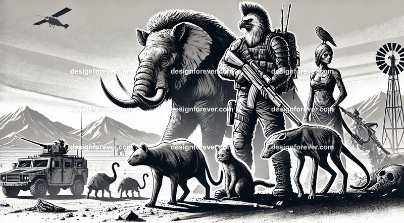 Animals as wasteland warriors