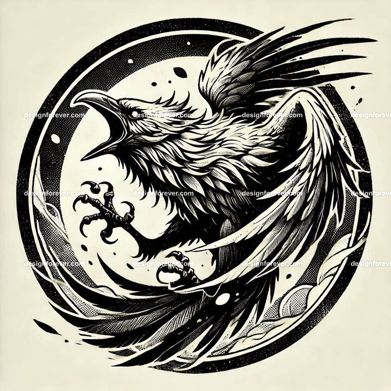 the fury of the squirrel within a circular seal in pure white background