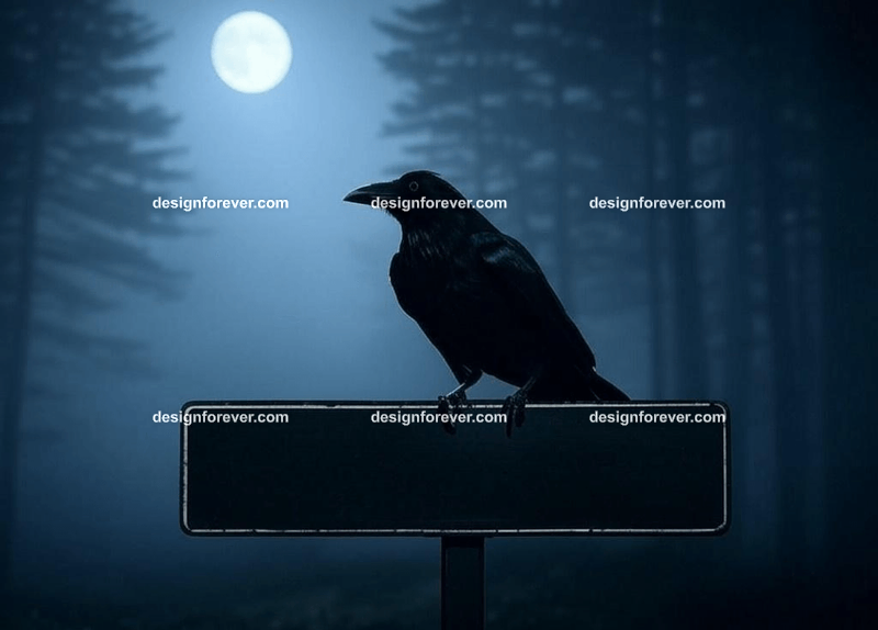 flying crow bar sign