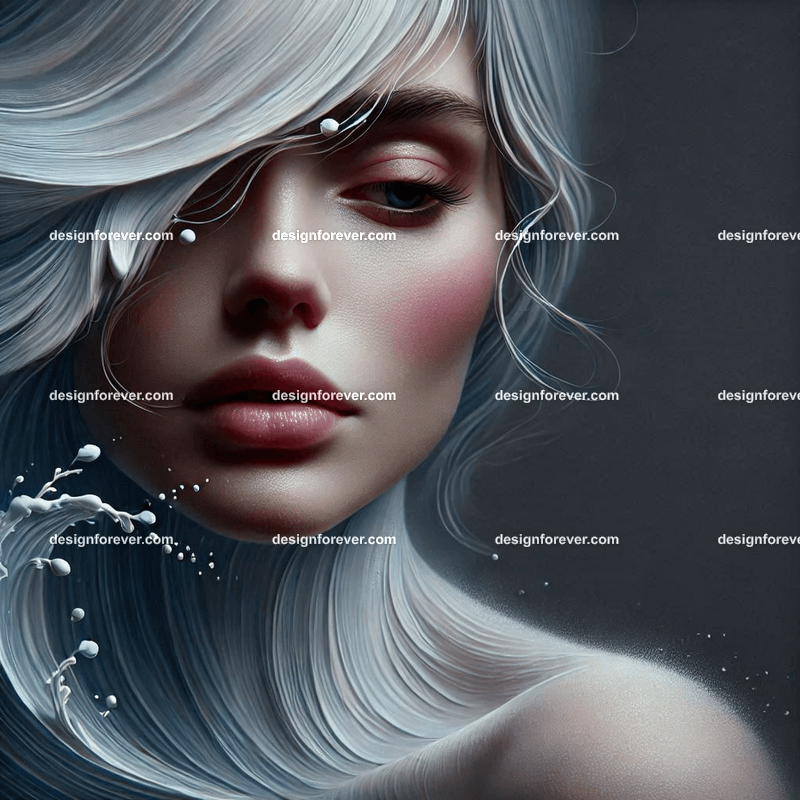 woman wearing clothes of water