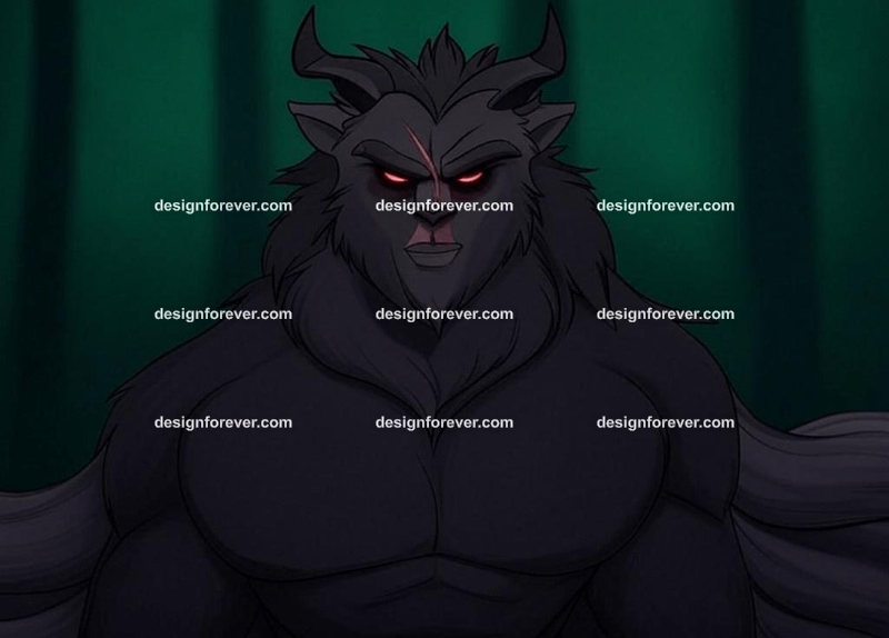 Cursed Beasts – Anthropomorphic characters with dark, haunting designs, such as glowing eyes or eerie scars