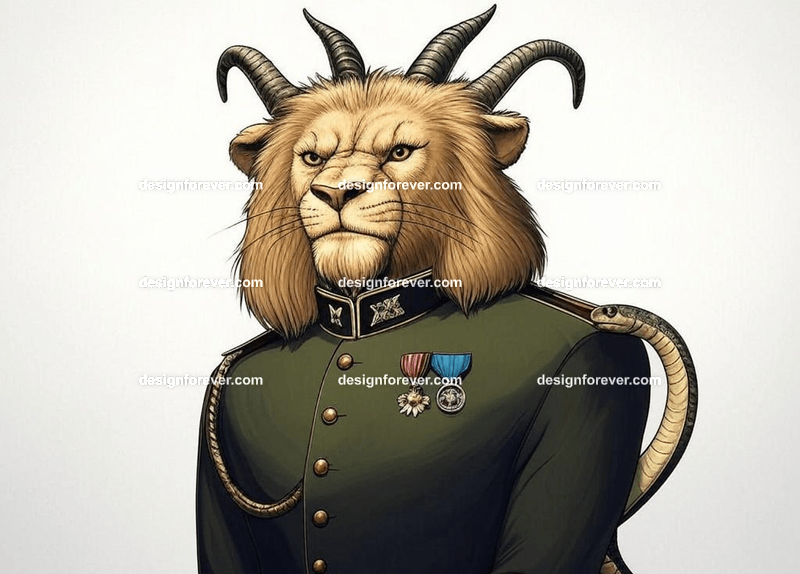 Chimera with lion