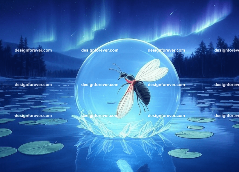 firefly in crystal ball orb