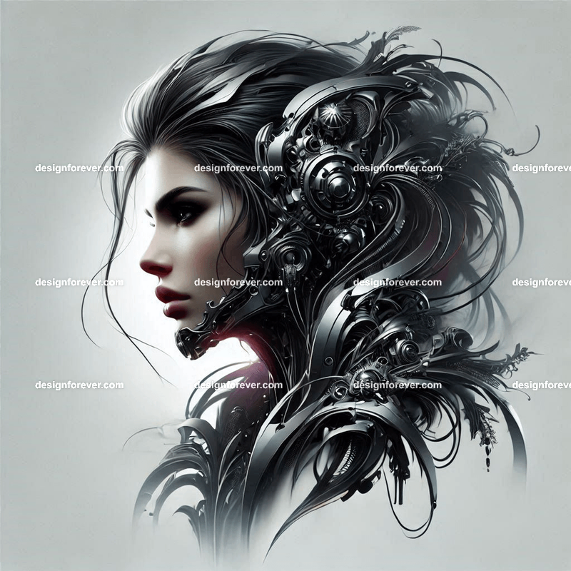 fierce woman in mobile suite armor