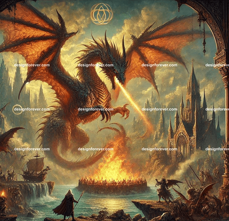 epic masterpiece of fantasy art