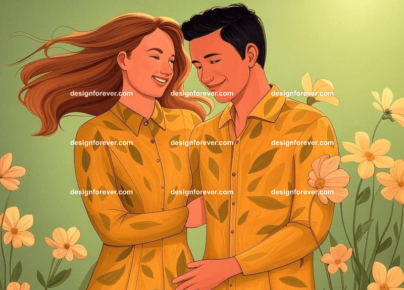woman madly in love with man