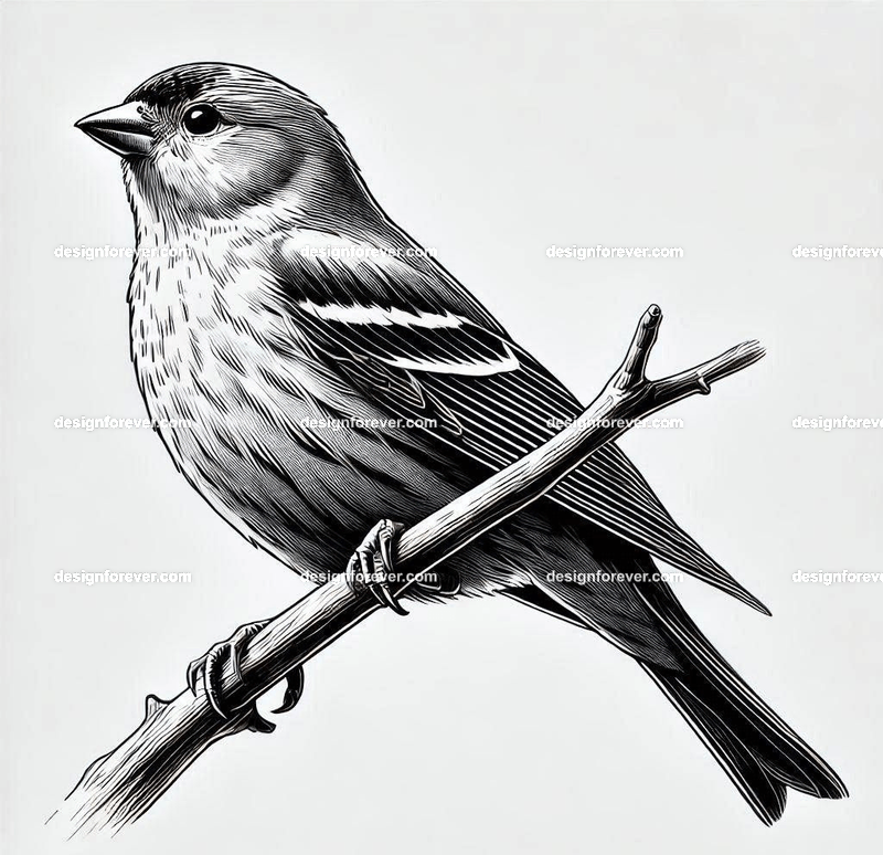 finch in different environments
