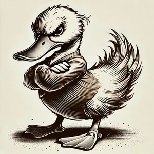 the angry duck