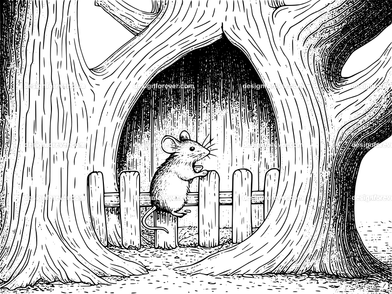 mr mouse doing bbq with friends