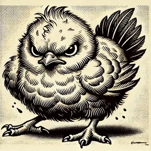 the angry chick