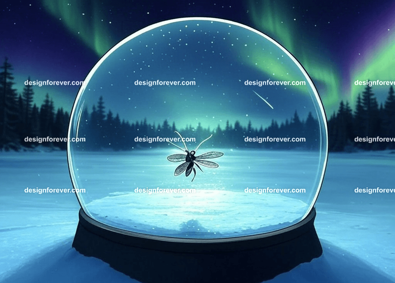 firefly in crystal ball orb