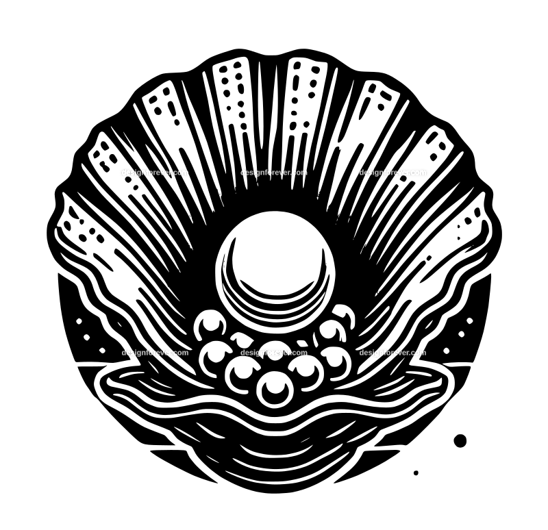 the pearl in oyster logo
