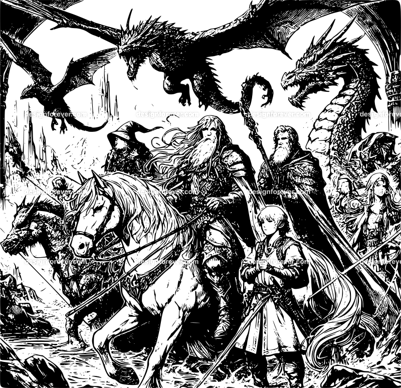 epic masterpiece of fantasy art