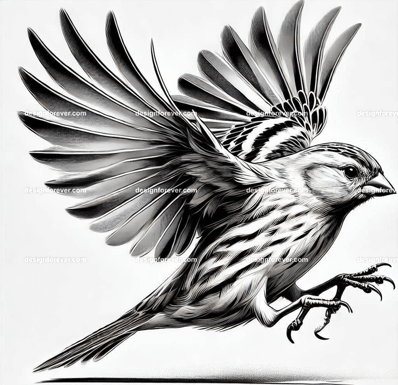 finch in different environments