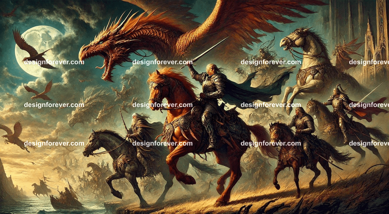 epic masterpiece of fantasy art