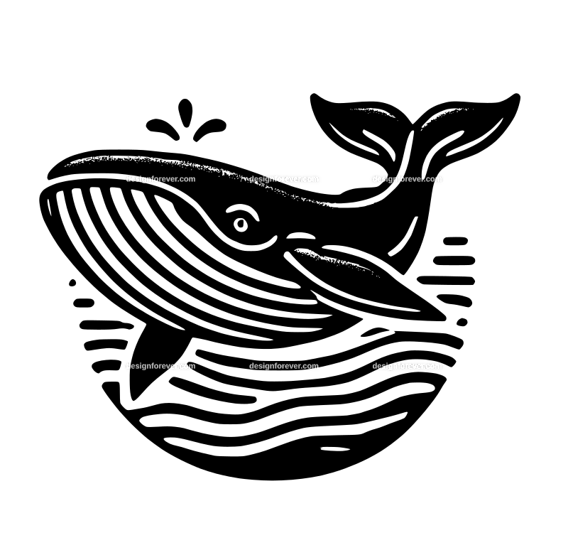 the fat whale logo