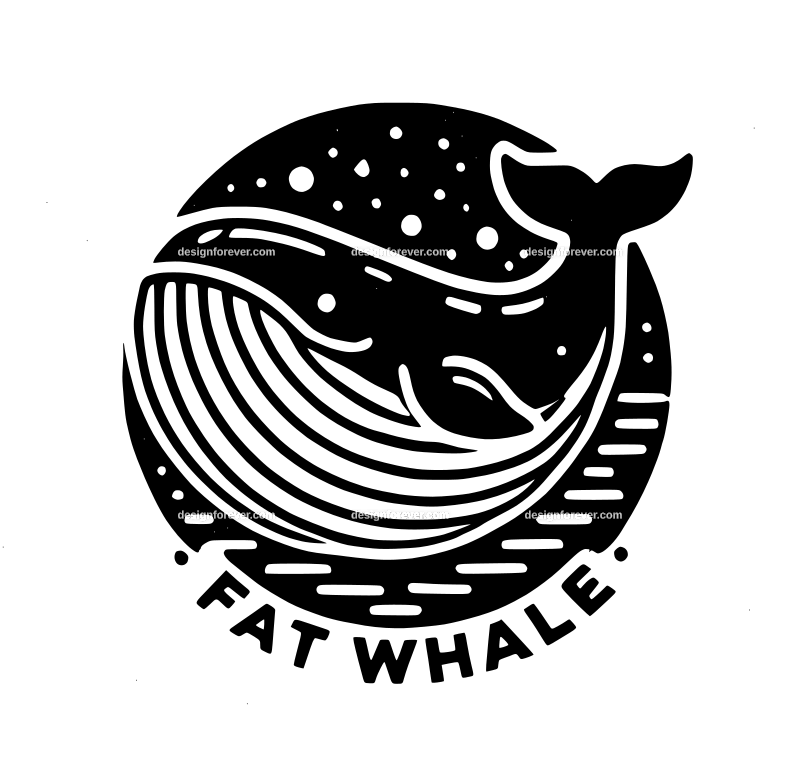 the fat whale logo