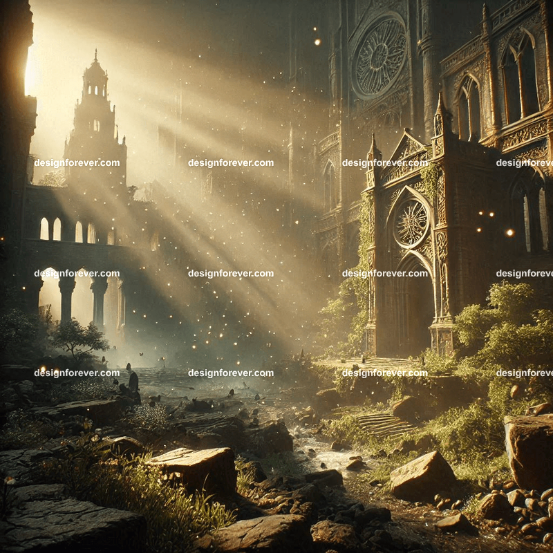The siege of palace by orcs
