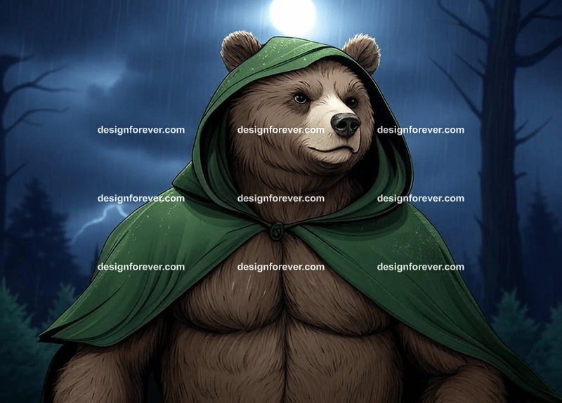 Animals as Storybook Adventurers – Characters styled like classic children's book illustrations