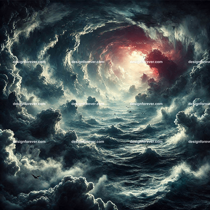 ocean abyss fog shadow of sea monstrosity