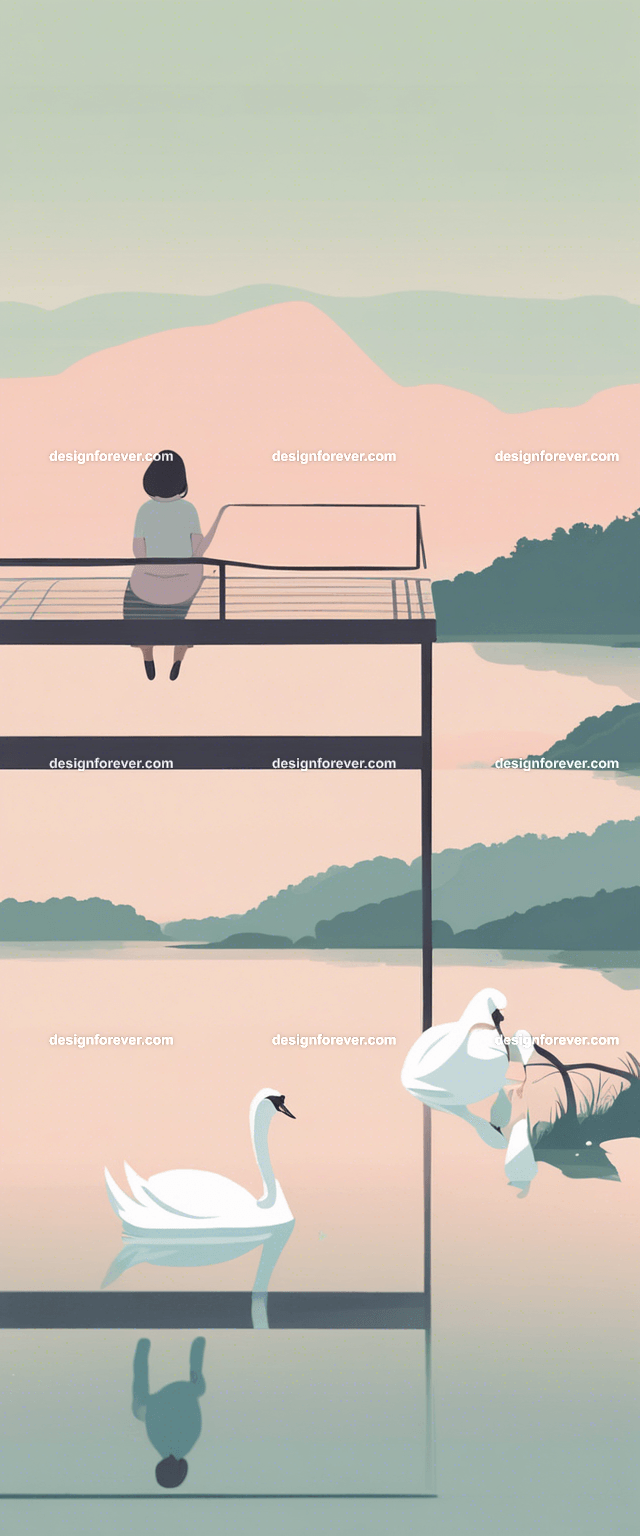 teen girl with a girl friend on bridge